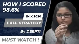 Deepti 98.6% | How to score 95 percent in Class 10th | Full Strategy | Books & Tips for Students