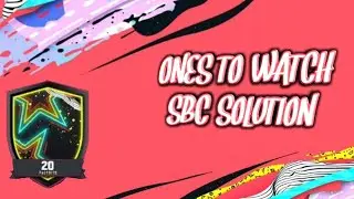 ONES TO WATCH SBC SOLUTION!- FUT 20 Pacybits Pack Opener & Draft