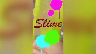How To Make Slime with 3-Ingredient Without Borax for Kids | DIY | #Shorts
