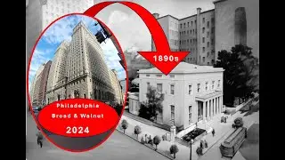 Broad and Walnut Philadelphia Then and Now a Sketch by Frank Hamilton Taylor