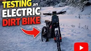 Testing the OUXI GT2000 Electric Dirt Bike in Deep Snow  | Full Review
