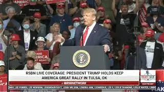 President Trump Full Speech at Keep America Great Rally in Tulsa 6/20/20