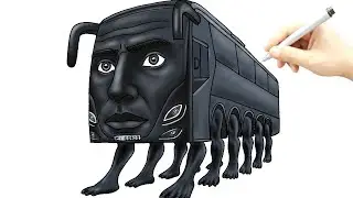 How to draw rang ring ring bus ireng brainrot | step by step