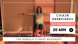 20 min Chair Routine for Bad Back or Recovery-Beginner Friendly