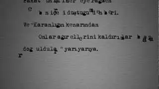 Ben İçeri Düştüğümden Beri - Nazım Hikmet [Kinetic Typography]