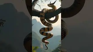 Serpent's Spiral: Nature's Mesmerizing Beauty | AI-Generated Video  #trending