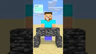 HELP Herobrine To Power Up And Break The Hardest Blocks #friendship #shorts #trending #anime