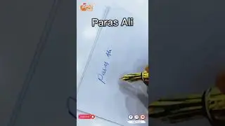 Beautiful Signature Paras Ali  #viral #trending #short #Paras #Ali #food #love