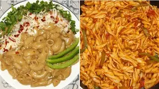 Italian Pasta 2 way | Mayonnaise Creamy Macaroni | Tangy Tomato Pasta | Easy & Quick Pasta