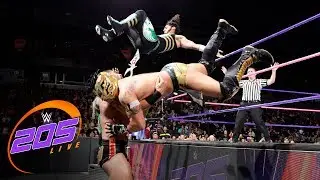 Калисто и Мустафа Али против Энцо Аморе и Арии Дайвари: WWE 205 Live, 10 октября 2017 г.