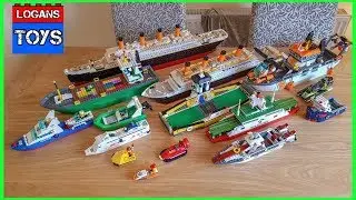 OUR LEGO BOAT COLLECTION !!!