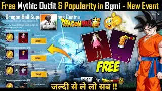 Free Mythic Outfits & Popularity in Bgmi | Bgmi Dragon Ball Super Event | Bgmi New Event