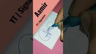 Aamir name signature style | name signature style | english signature | #shorts #shortvideo #short