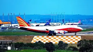 BOEING 747 COM PINTURA ESPETACULAR - DECOLAGEM BELÍSSIMA NO AEROPORTO INTERNACIONAL DE VIRACOPOS 