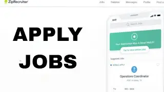 How To Apply Jobs On ZipRecruiter App