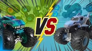 Monster Jam vs Hot Wheels 🚛💥 Monster Truck Battle!