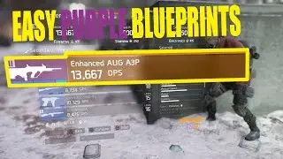 The Division: Easy Purple Blueprints.