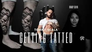 Getting tattooed by Gracy at the All Star tattoo convention