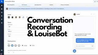 How to Enable Conversation Recording in LouiseBot | Capture Meaningful Interactions Automatically