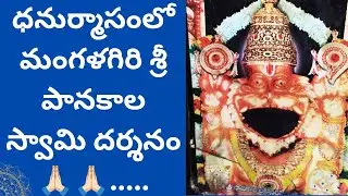 ధనుర్మాసంలో మంగళగిరి శ్రీ పానకాల స్వామి దర్శనం🙏🏻🙏🏻.....#trending #devotional #మంగళగిరి #narasimha 