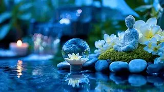 Relaxing Music + Bamboo Water Sounds 🌿 Deep Healing & Stress Relief, Anxiety | Calm Mind & Body