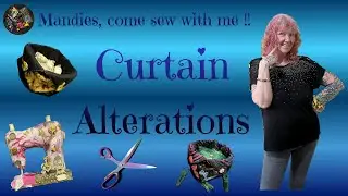 I show you how to change a Ring-top Curtain to a Pole Pocket !! #sewingtutorial