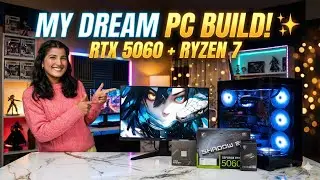 My DREAM PC Build 2025! 😭💖 | RTX 5060 + Ryzen 7 7700X | Best Gaming PC Under 1 Lakh?