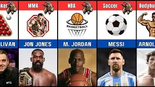🐐 Greatest of All Time in Every Major Sport (2025)