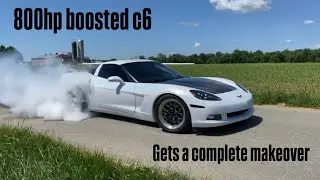 Supercharged c6 corvette makeover