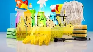 MY FAVORITE CLEANING PRODUCTS // BUDGET FRIENDLY // TOP 5