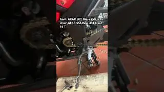 NINJA 250 GANTI GEAR SET SSS/TK CHAIN