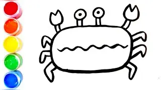 how to draw a crab #easydrawingforkids #crabdrawing #crab #art #beginners #stepbystep
