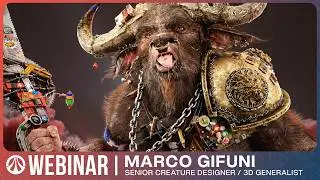WEBINAR TRAILER - Marco Gifuni - Senior Creature Designer / 3D Generalist