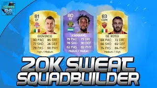 FIFA 16 INSANE OVERPOWERED 20K HYBRID SQUAD BUILDER! W/ HERO PURPLE KAMARA, GIOVINCO & DE ROSSI