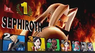 Super Smash Bros. Ultimate x Final Fantasy VII Compilation [FFVII Characters Montage]
