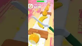 Perfect Slice Game 😍 | Satisfying Cutting Gameplay | Relaxing Mobile Game #shorts