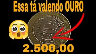 Moeda de 1998 Vale 2500.00 T&aacute; Valendo Ouro De Olho Nelas