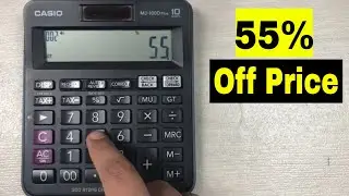 How to Calculate 55 Percent Off a Price on Calculator