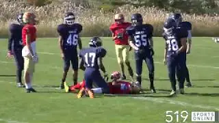 District 8 Junior Football - Resurrection Phoenix vs St. Mary's Eagles