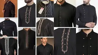 Gents black kurta ke design|New mens kurta designs 2023