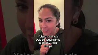 Yolanda andrade DEJA DE SEGUIR A IN&Eacute;S MORENO! Se acab&oacute; la amistad! #inesmoreno #yolandaandrade