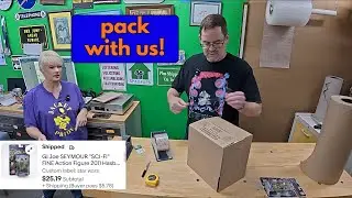 We sold 18 things online but - now we gotta pack it!
