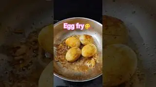 Egg fry 🥚| side dish recipe | egg roast #trending #shorts #cooking #egg #viral #eggfry #eggdish #yt