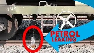 Free Petrol !! Petrol Leaking from OIL tanker train #shorts #IndianRailways #Engine