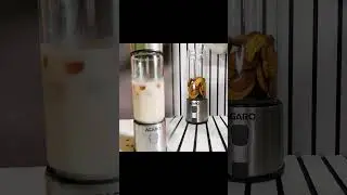 Coffee Smoothie Juice in Portable Blender #satisfying #smoothie #blender