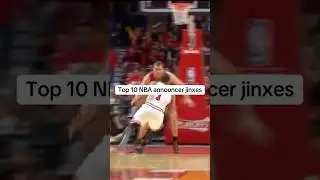 Top 10 NBA Announcer Jinxes!😂