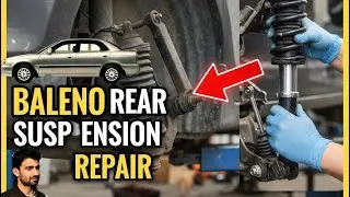 How to Repair Suzuki l Baleno Rear Suspension | Noise, Bounce & Shock Fix Ali Auto Workshop
