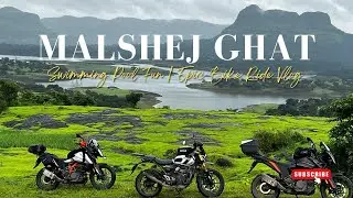 Malshej Ghat Drone View | Swimming Pool Fun | Epic Bike Ride Travel Vlog