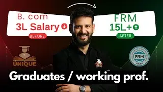 FRM for graduates and working professionals