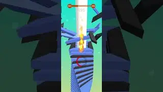 Stack ball gameplay 😈 video #viral #gaming #viralvideo